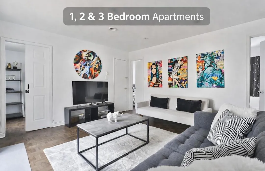 250 Meters To Metro Berri Uqam - Spacious Fully Equipped Apartments - 1 Free Parking Per Unit - In-Unit Washer & Dryer - Fully Stocked Kitchen - Workspace Provided - Fast Wifi - 5 Minute Walk To The Famous St Catherine & St Denis Street-1