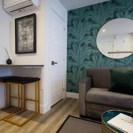 Golden Oasis Mini Studio With Full Bath By Denstays-2