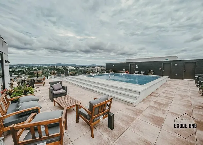 Le Rustique, Chic En Ville, Bbq/ Piscine Québec che accetta animali