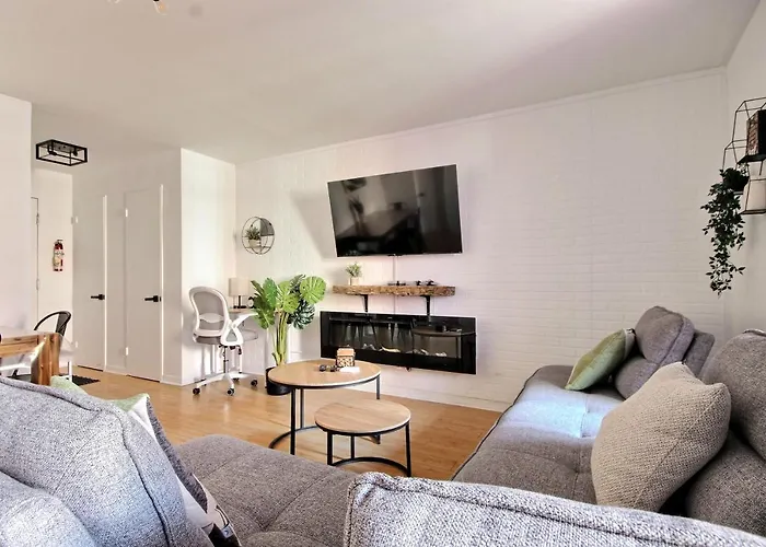 1Ch King Bed Fireplace Wi-Fi Kitchen Québec che accetta animali